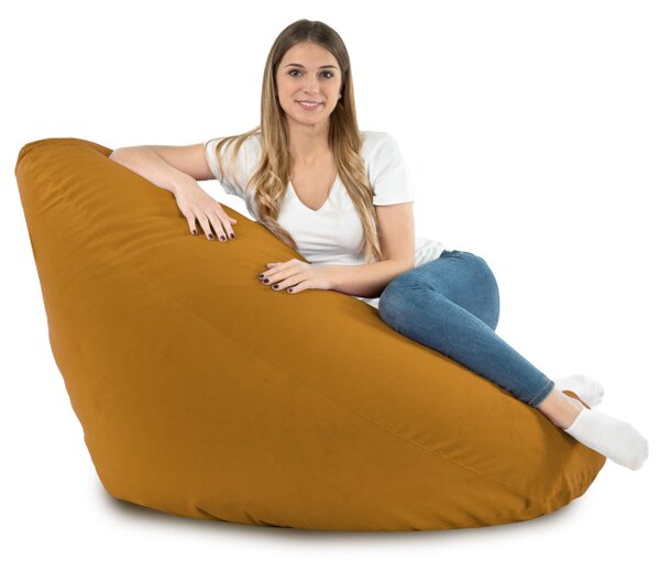 Sedací vak DROP XXL horčicový