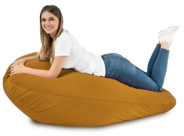 Sedací vak DROP XXL horčicový
