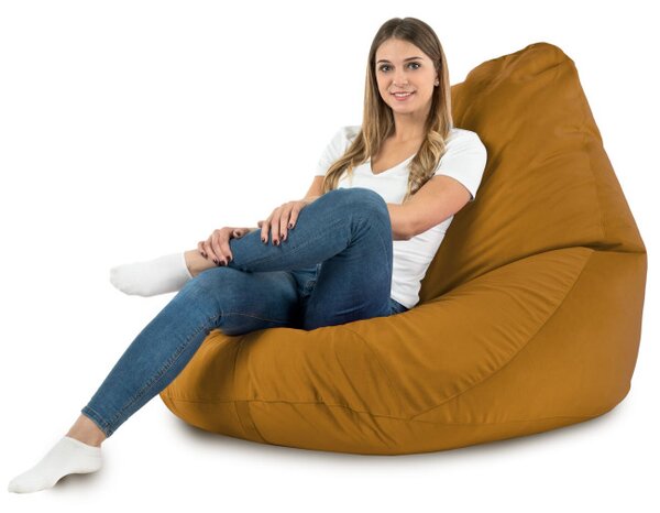 Sedací vak DROP XXL horčicový