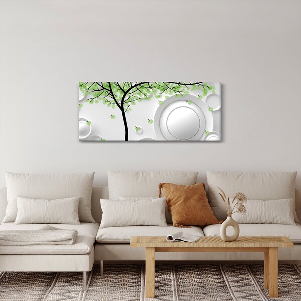 Obraz umelecké abstrakcie (120x50 cm)