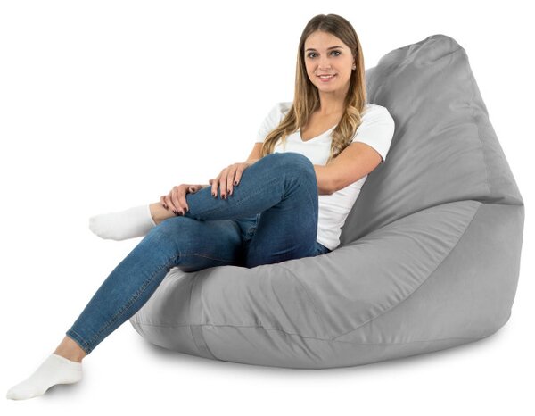 Sedací vak DROP XXL svetlo sivý