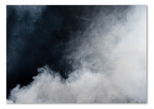 Foto obraz fotografie na skle Biely dym