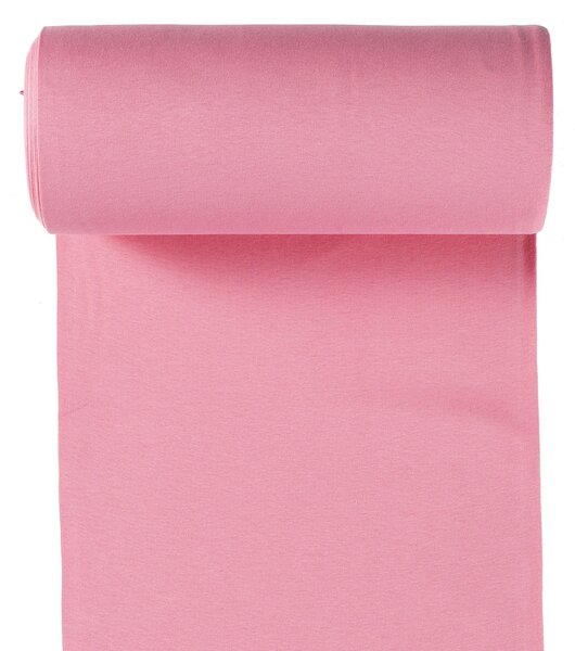 Metráž Patent Jogging 1x1 úzky - Ružová pink