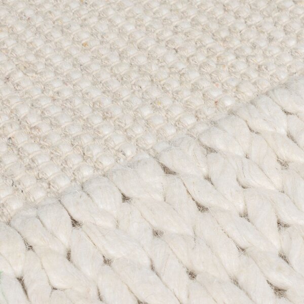 Flair Rugs, Kusový koberec Rue Plait Natural, 160x230, biela, obývacia izba