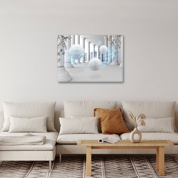 Abstraktný obraz v antickom štýle (70x50 cm)