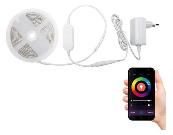 LED RGBW Kúpeľňový stmievateľný pásik LED/7,5W/12V IP65 3m Wi-Fi Tuya
