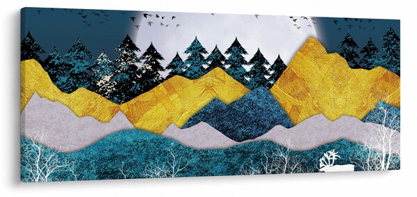 Obraz - Polárna krajina (120x50 cm)