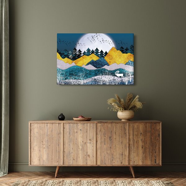 Obraz - Polárna krajina (90x60 cm)