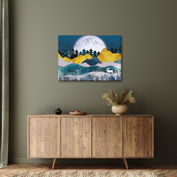 Obraz - Polárna krajina (70x50 cm)