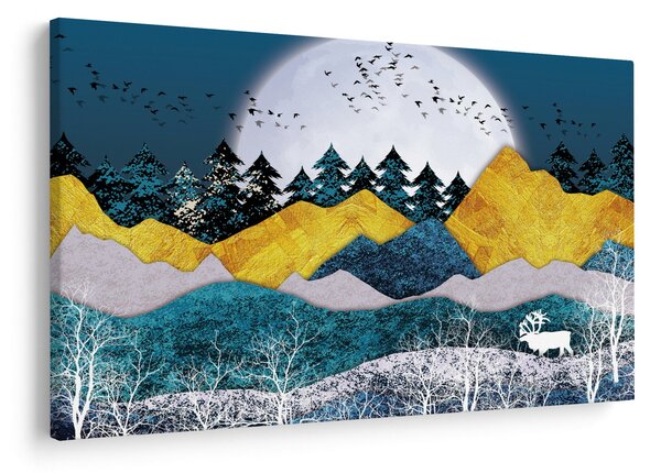Obraz - Polárna krajina (90x60 cm)