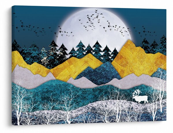 Obraz - Polárna krajina (70x50 cm)