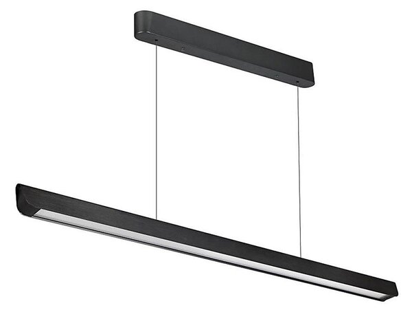 LED Luster na lanku LED/36W/230V 3000/4000/6400K čierna