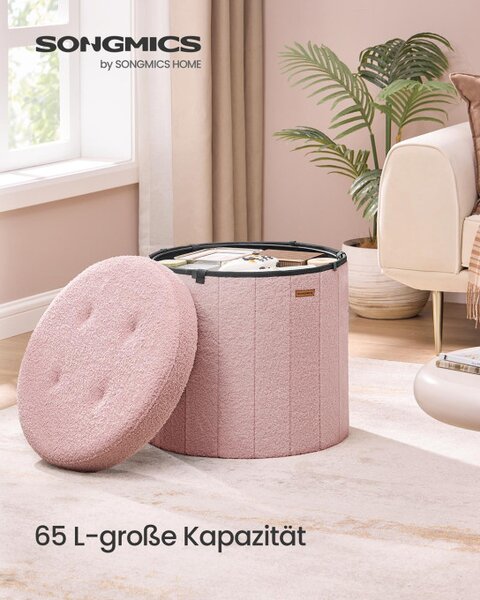 Taburetka s vekom LSF606R01 ružová