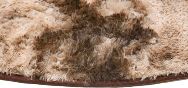 Koberec SILK DYED MR-580 hnedý kruh