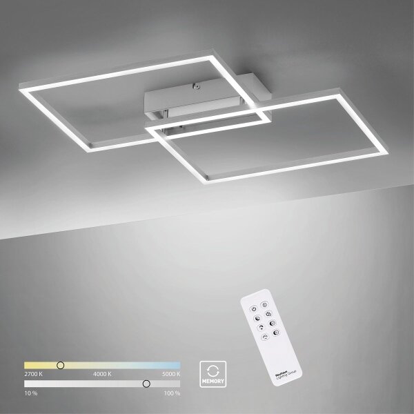 Leuchten Direkt 14018-55 - LED Stmievateľný prisadený luster IVEN 2xLED/15W/230V