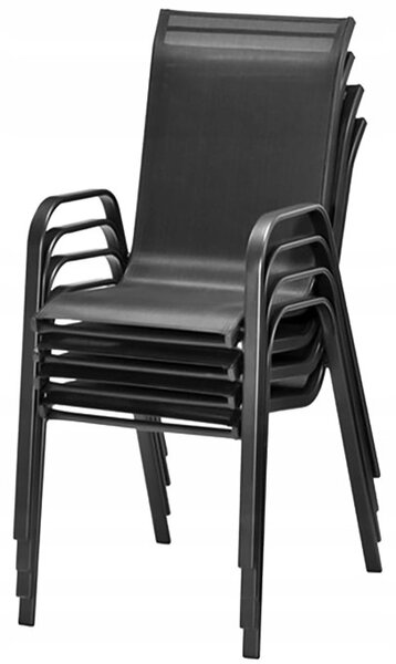 Set záhradného nábytku FIESTA čierny