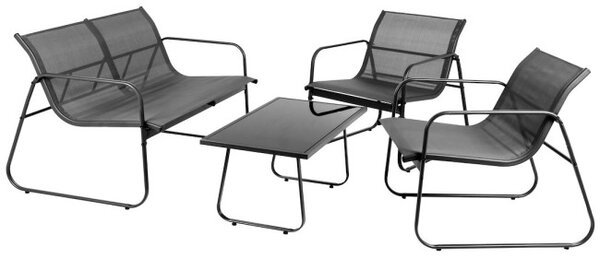Set záhradného nábytku VERANO antracitový