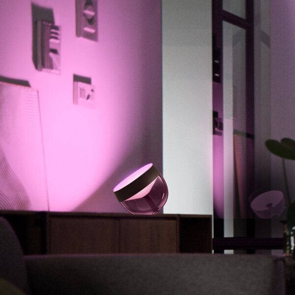Philips - LED RGB Stmievateľná stolná lampa Hue IRIS LED/8,2W/230V čierna