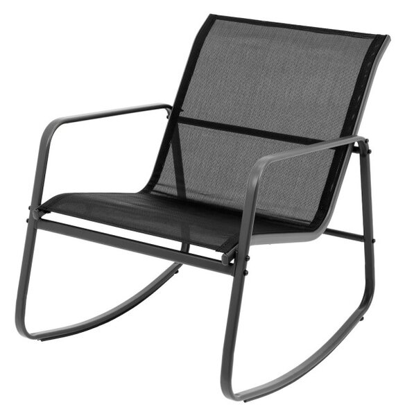 Set záhradného nábytku MOTIONA čierny