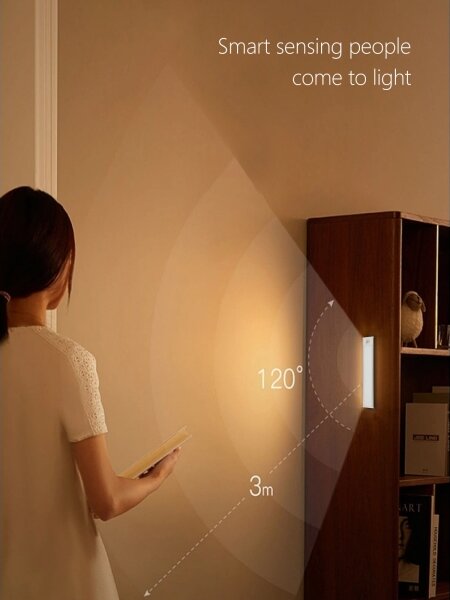 LED Podlinkové svietidlo CABINET-4 s PIR senzorom LED/1,5W/230V 1100mAh 4000K