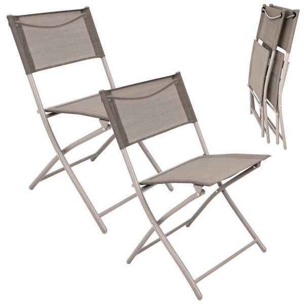 Set dvoch záhradných stoličiek SIESTA béžový