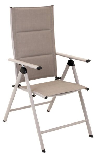Set dvoch záhradných stoličiek RELAXO béžový