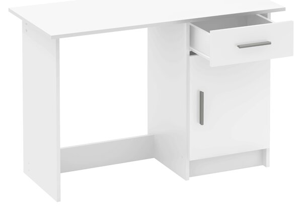 KONDELA Univerzálny PC stôl, biela, SIRISS NEW