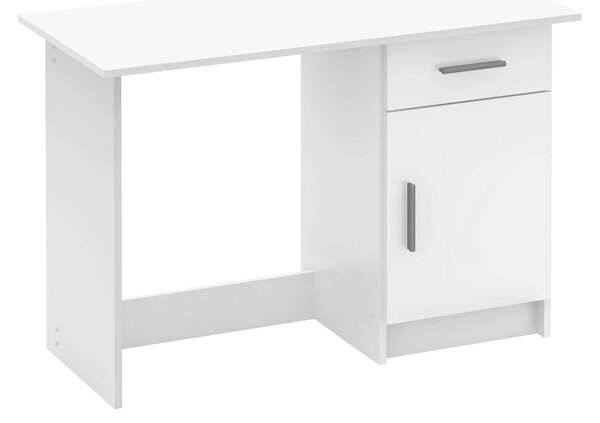 KONDELA Univerzálny PC stôl, biela, SIRISS NEW