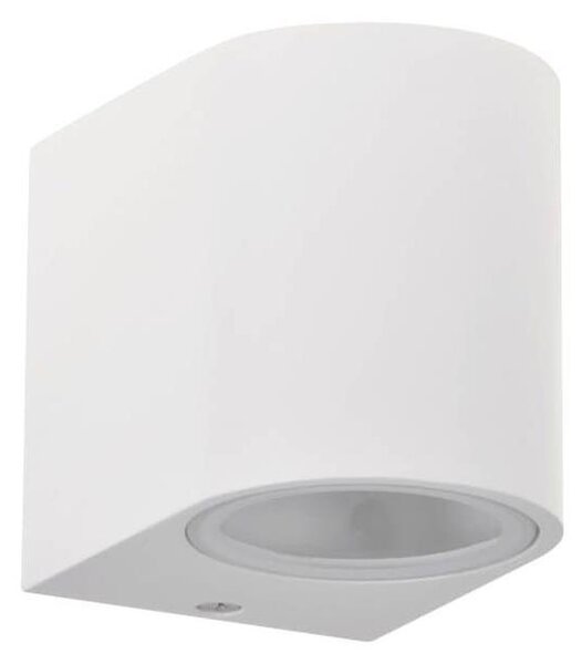 Vonkajšie nástenné svietidlo BOSTON 1xGU10/10W/230V IP44 biela