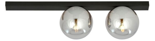 Stropné svietidlo FIT 2xE14/10W/230V čierna/šedá