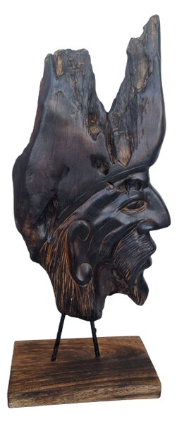 Wood relief PATUNG FACE