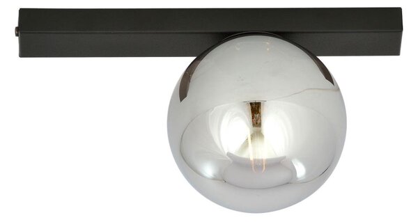 Stropné svietidlo FIT 1xE14/10W/230V čierna/šedá