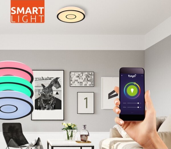 Globo- LED RGB Kúpeľňové stmievateľné svietidlo LED/30W/230V IP44 Wi-Fi Tuya + DO