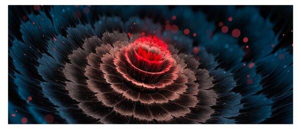 Obraz abstrakcie (120x50 cm)