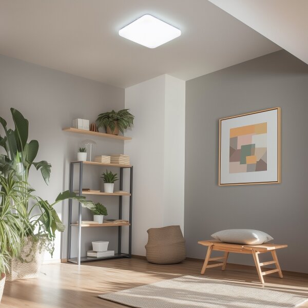 Brilagi - SMART LED stmievateľné stropné svietidlo LED/36W/230V 53x53 cm Wi-Fi Tuya + diaľkový ovládač