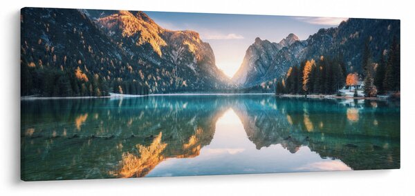 Obraz - Horské jazero (120x50 cm)