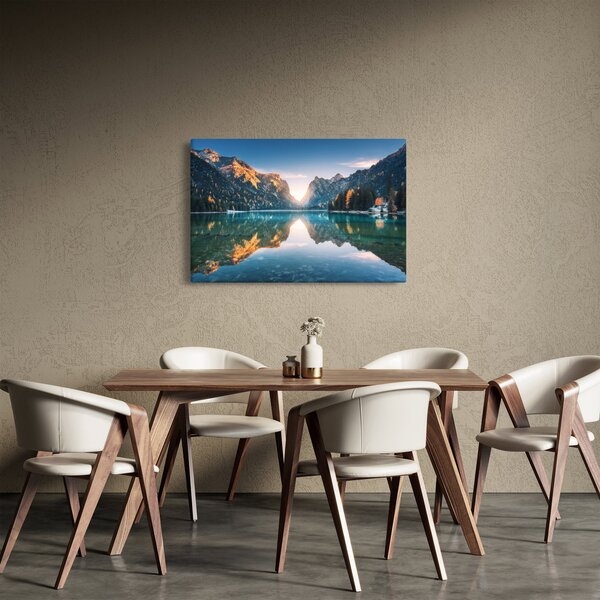 Obraz - Horské jazero (90x60 cm)
