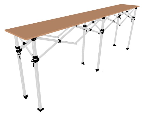 TENTino Skladací profi pult 1,5 mx 42 cm pre nožnicový stan