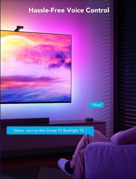 Govee - DreamView T2 DUAL TV 55-65" SMART LED podsvietenie RGBIC Wi-Fi + DO