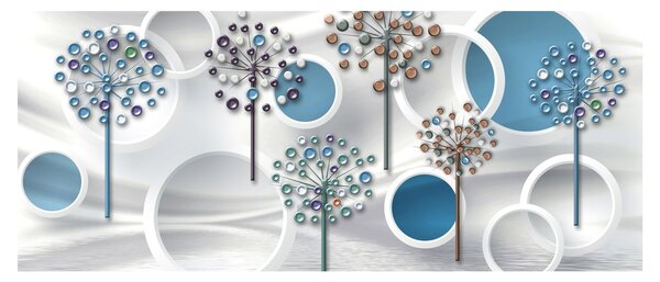Obraz umelecké abstrakcie (120x50 cm)