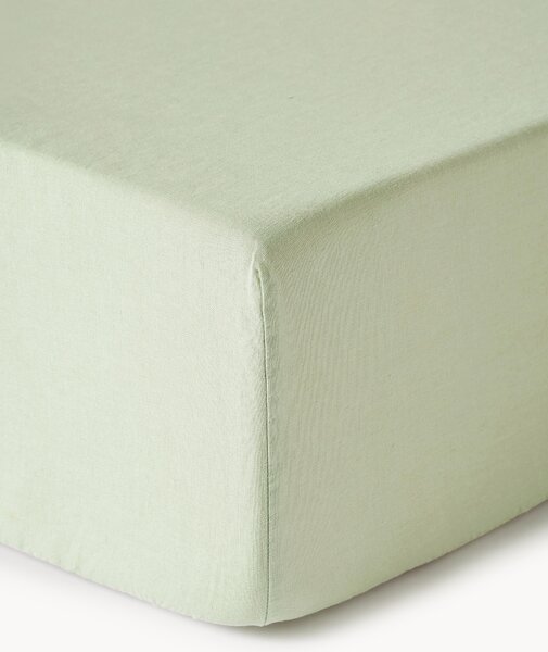 Elastická plachta na kontinentálnu posteľ z vypraného ľanu Airy
