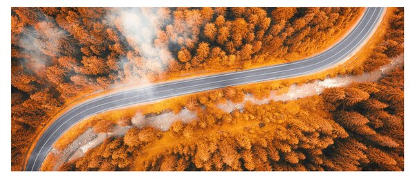 Obraz - Horská cesta (120x50 cm)