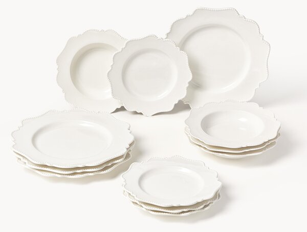Porcelánová súprava riadu Grace, 4 osoby, 12 ks