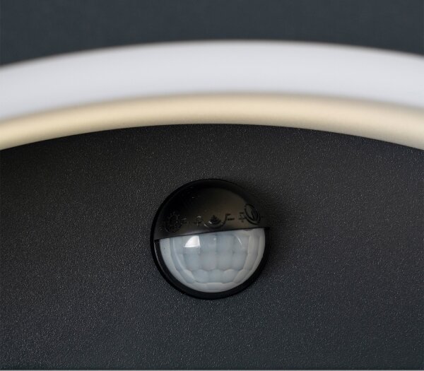 Brilagi - LED vonkajšie nástenné svietidlo so senzorom ARCELO LED/8W/230V IP54