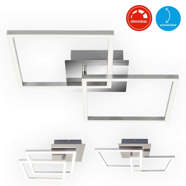 STROPNÉ LED SVIETIDLO, 62/36,8/7,3 cm - Interiérové svietidlá