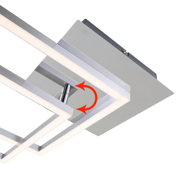 STROPNÉ LED SVIETIDLO, 62/36,8/7,3 cm - Interiérové svietidlá