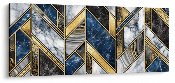 Obraz umelecké abstrakcie (120x50 cm)