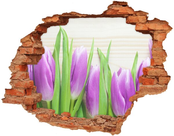 Samolepiaca diera nálepka Fialové tulipány nd-c-78755149