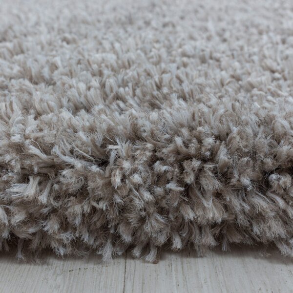 Koberec Fluffy Super Soft béžový kruh