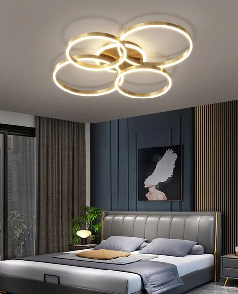 Toolight Toolight, LED stropné svietidlo APP1057-C, zlatá, OSW-08884